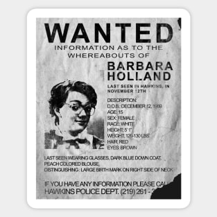 Barb is Wanted Sticker